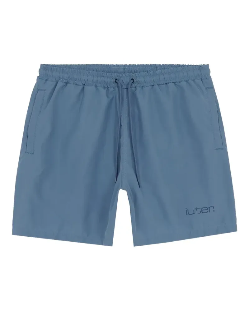 Iuter Grid Badeshorts - Blau Blau