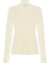 Fabiana Filippi Gerippter Rollkragenpullover Nude