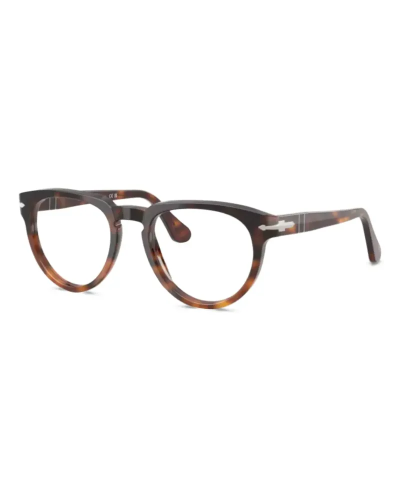 Persol Brille mit rundem Gestell - Nude Nude
