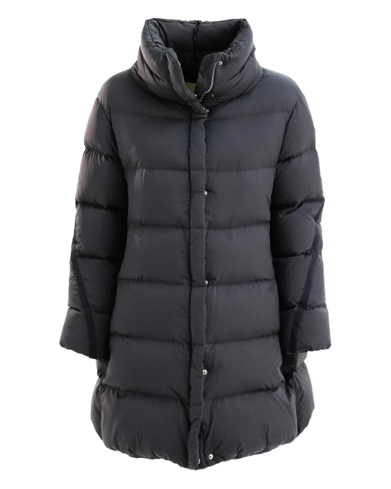 Herno Gefütterte Jacke mit Stehkragen - Blau Blau