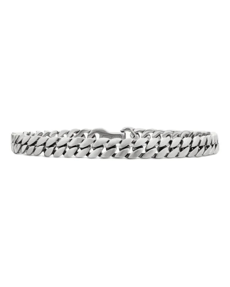David Yurman Curb Chain Armband aus Sterlingsilber 6mm Silber