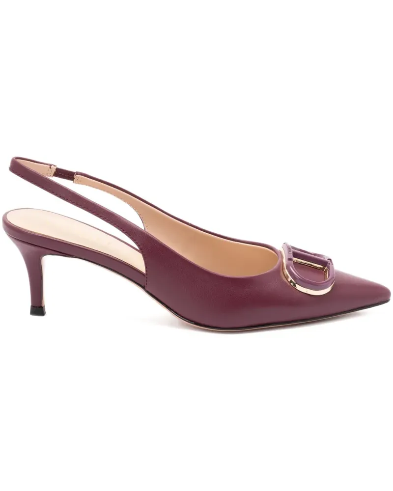 Twin-Set Pumps mit Slingback-Riemen 60mm - Violett Violett