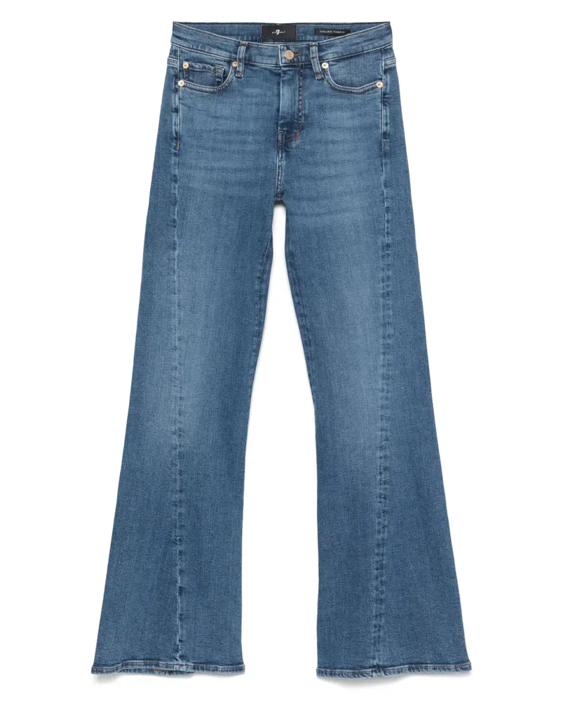 7 for all mankind Jeans mit Ziernaht - Blau Blau