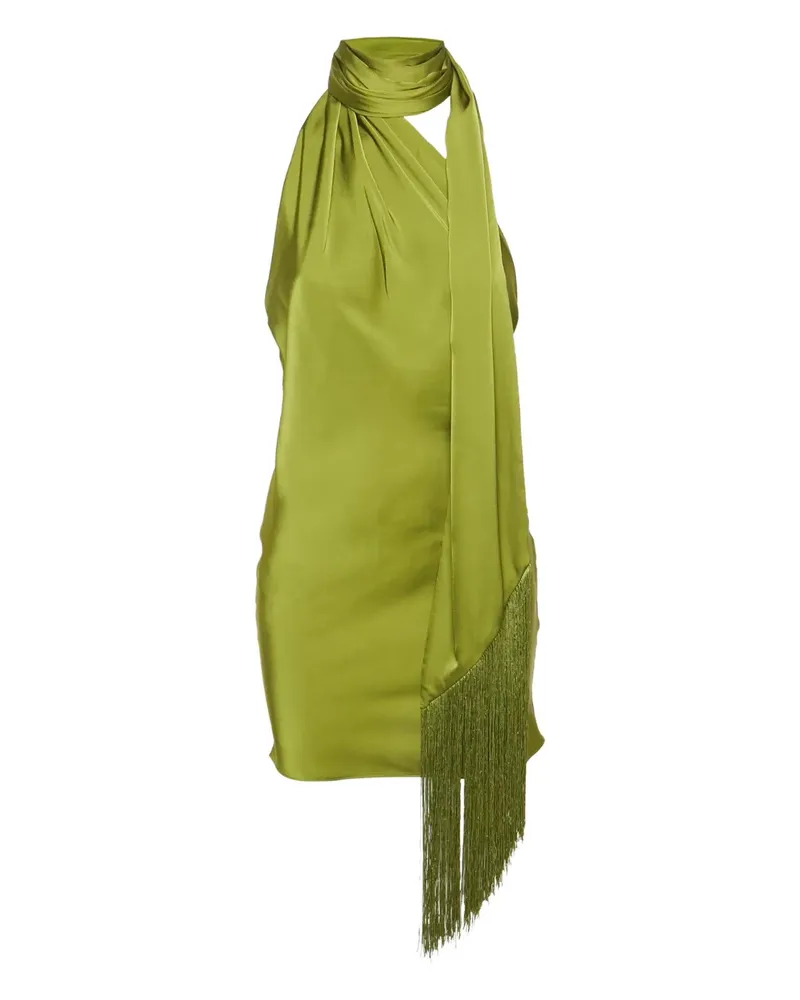 Rag & Bone Neckholder-Minikleid aus Satin - Grün Grün