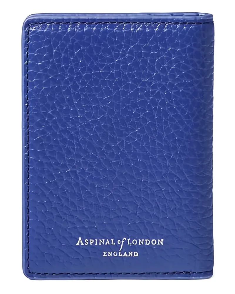 Aspinal of London Faltbares Kartenetui - Blau Blau
