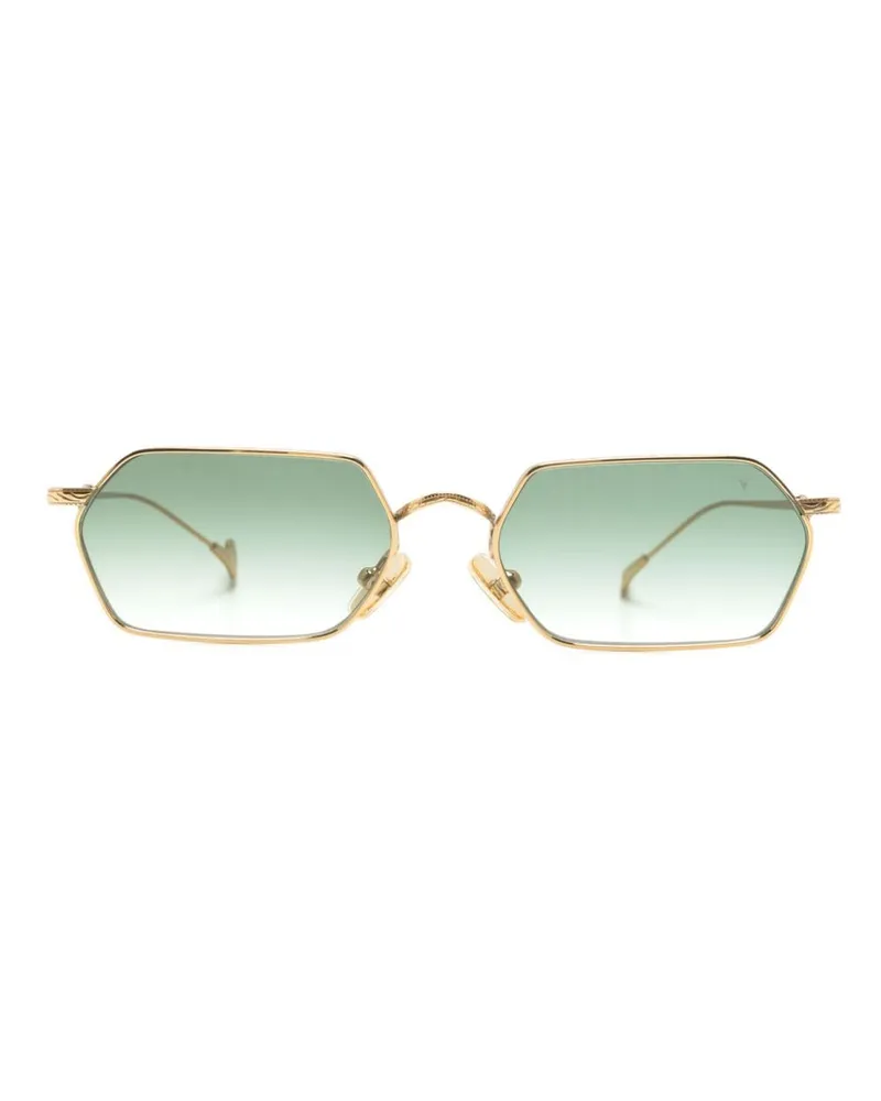 Eyepetizer Cavallet Sonnenbrille mit geometrischem Gestell - Gold Gold