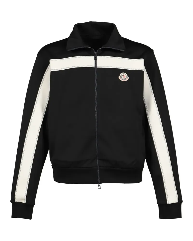 Moncler Jacke mit Kontrasteinsätzen - Schwarz Schwarz