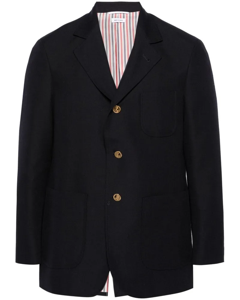 Thom Browne Einreihiges Sakko - Blau Blau