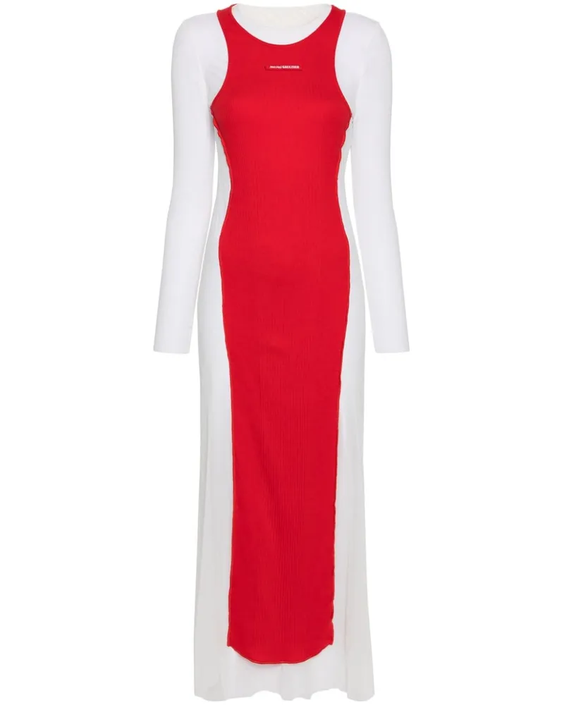 Jean Paul Gaultier Petit Grand Maxikleid - Rot Rot