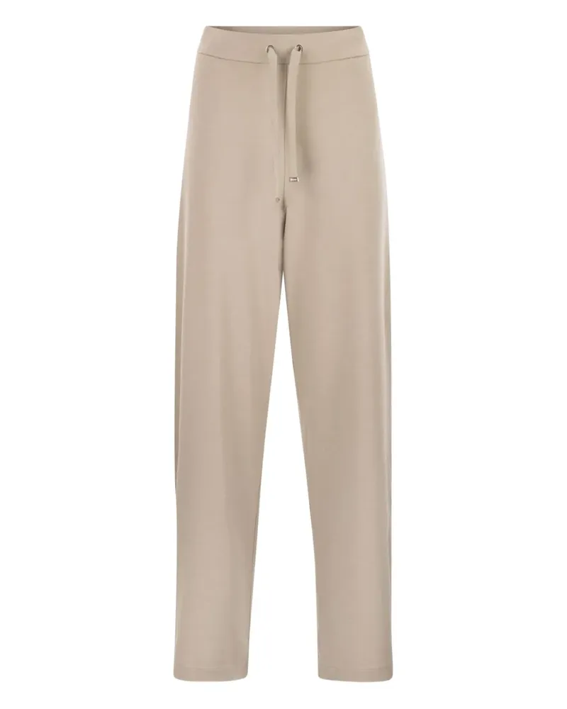 Herno drawstring logo-detail track pants - Nude Nude