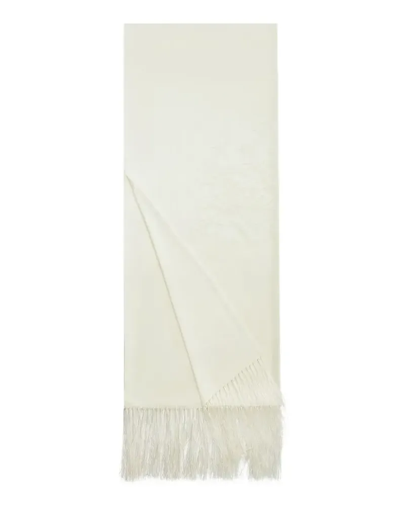 Shanghai Tang Tang fringed scarf - Nude Nude