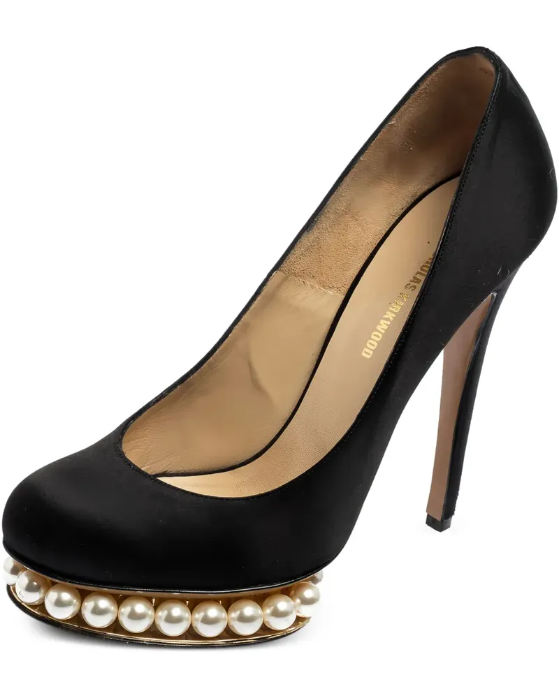 Nicholas Kirkwood Pumps mit Plateau - Schwarz Schwarz