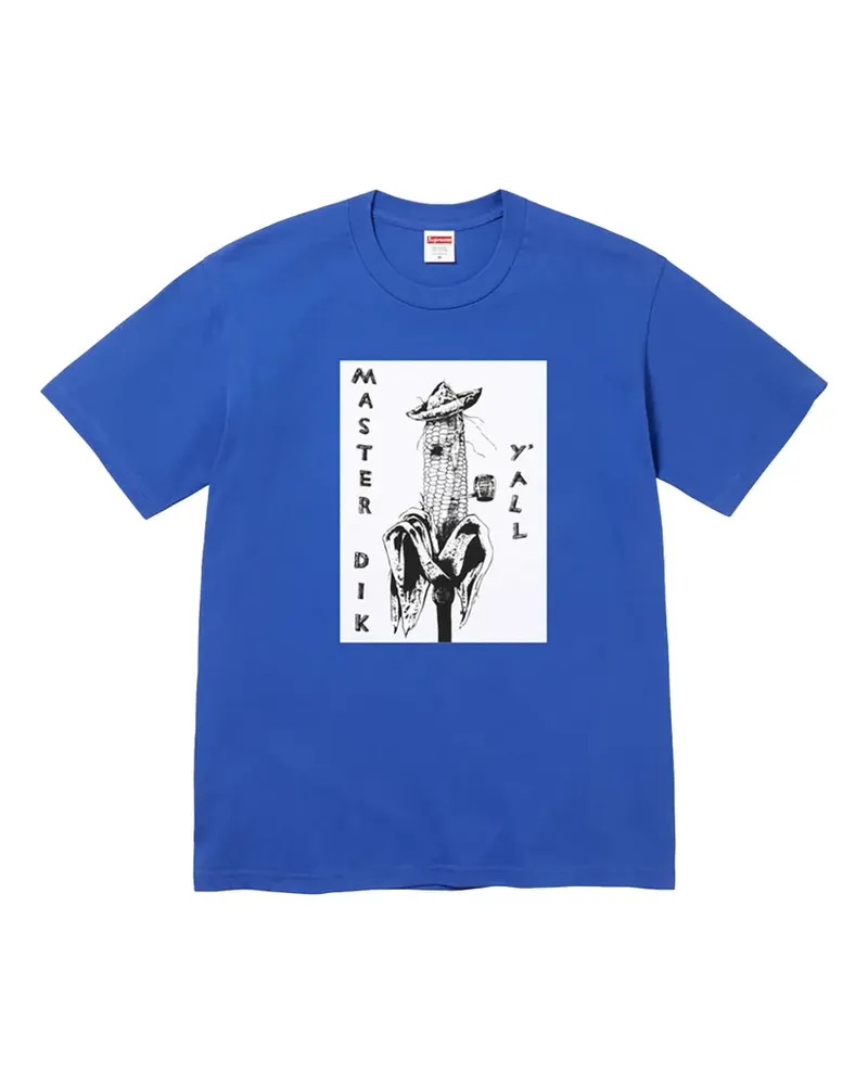 Supreme Being x Mike Kelley graphic-print T-shirt - Blau Blau