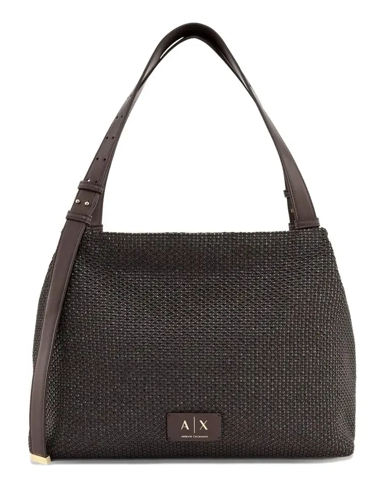 Armani Exchange mini structured shoulder bag - Braun Braun