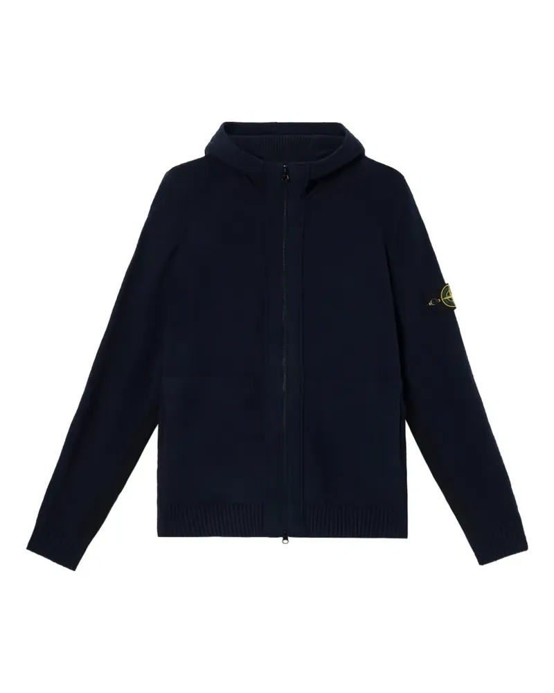 Stone Island Hoodie mit Reißverschluss - Blau Blau