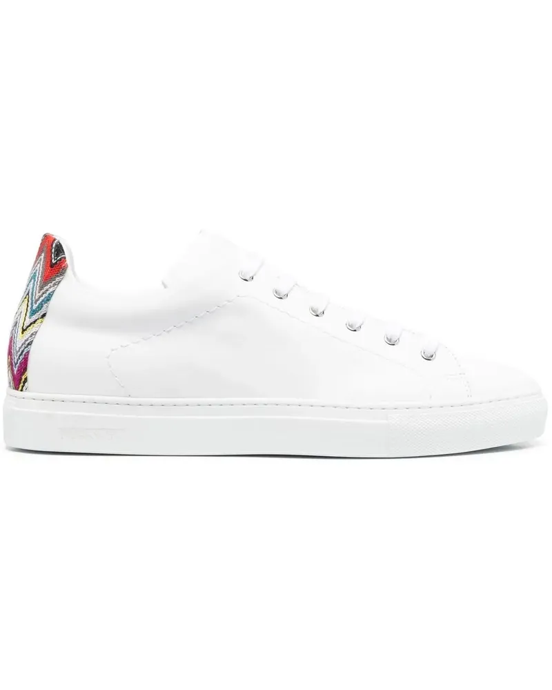 Missoni Sneakers mit Zickzackmuster - Weiß Weiß