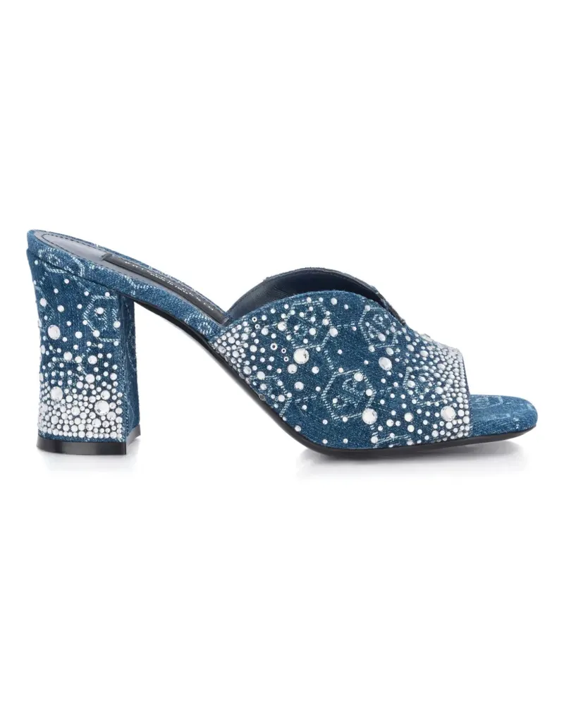 Philipp Plein monogram sandals - Blau Blau