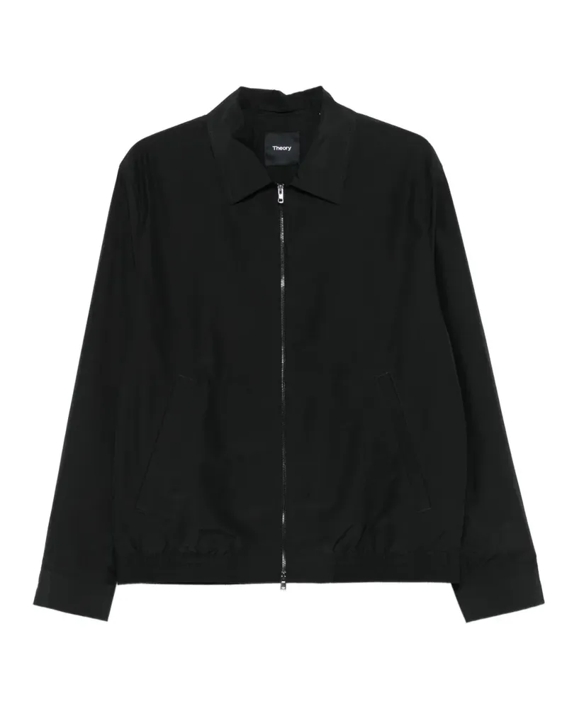 Theory Hemdjacke mit Reißverschluss - Schwarz Schwarz