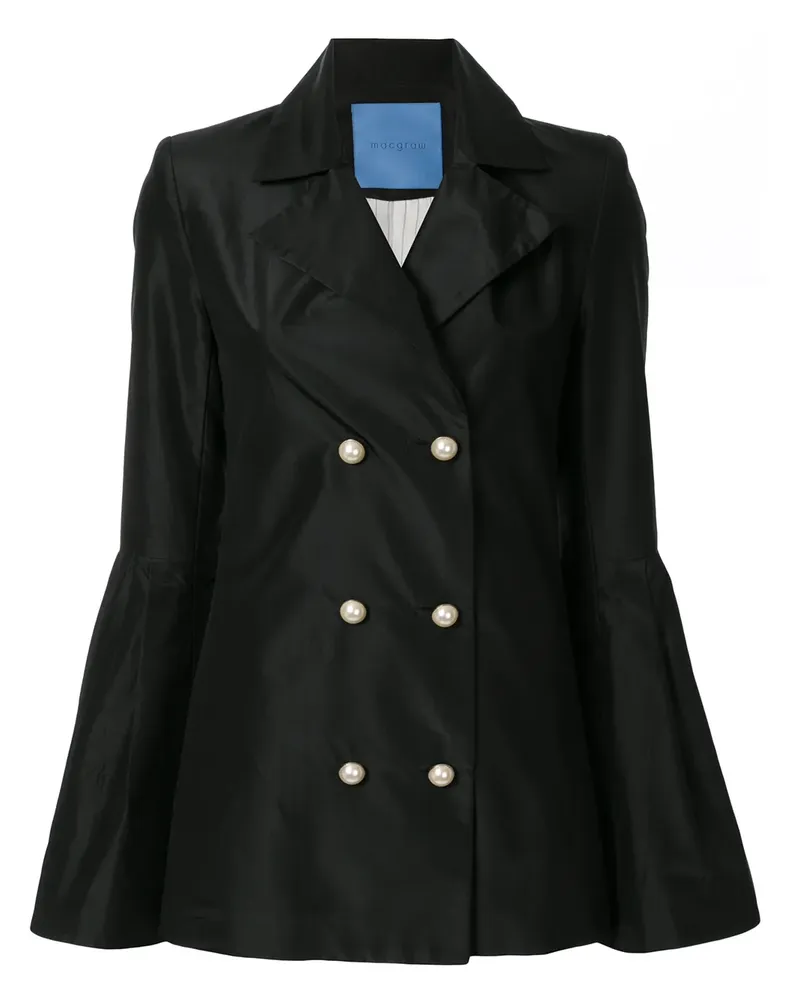 macgraw Blazer aus Seide - Schwarz Schwarz