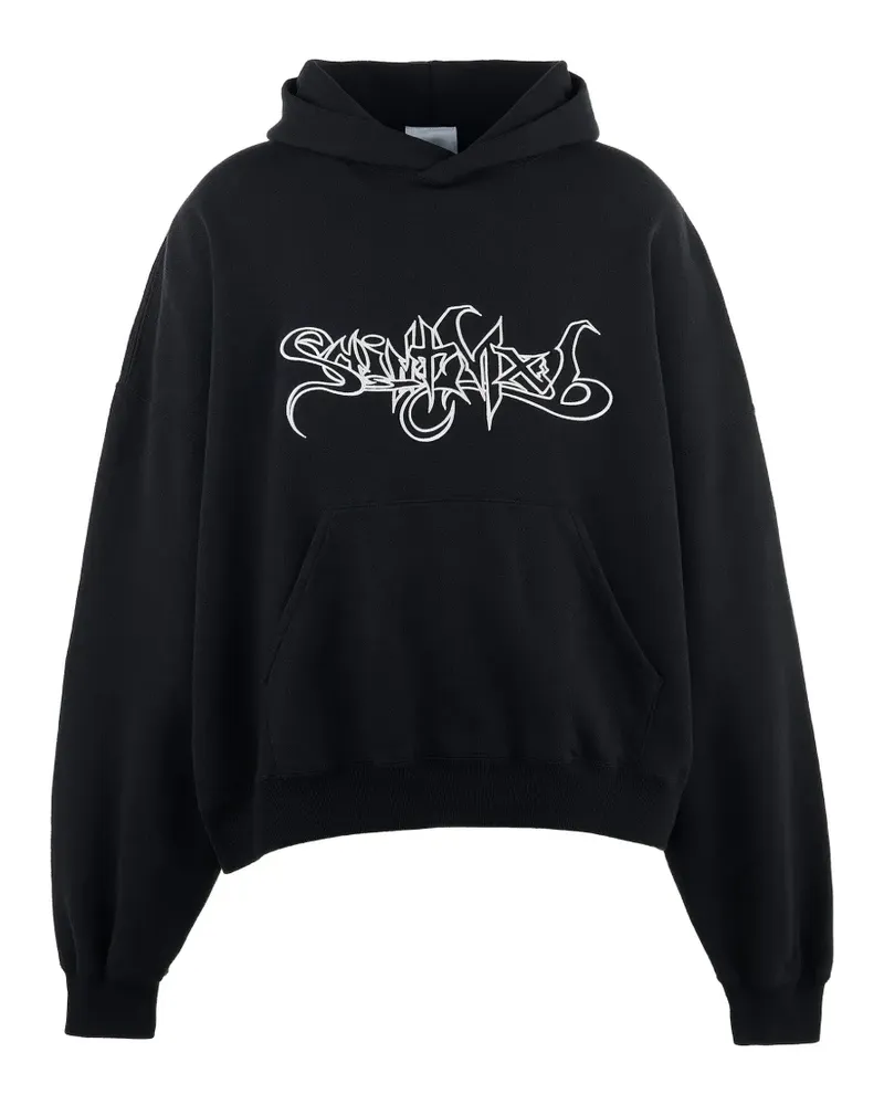 SAINT MXXXXXX Mx6 logo-print hoodie - Schwarz Schwarz