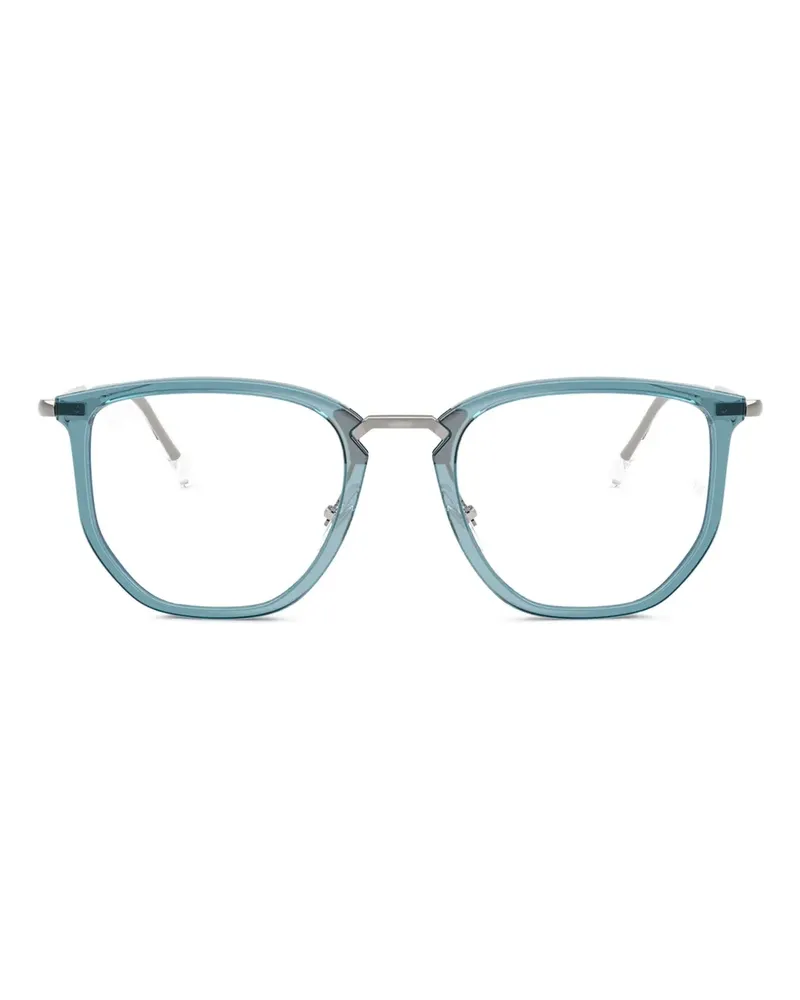 Ray Ban Eckige Brille - Blau Blau