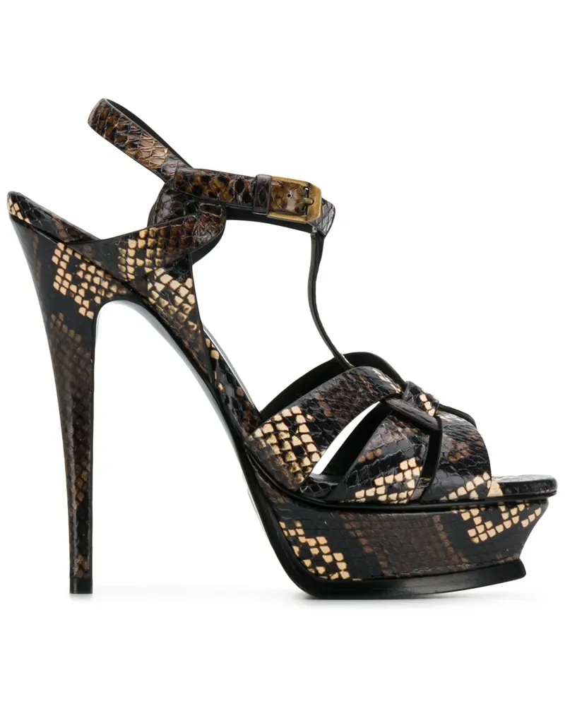 Saint Laurent Tribute' Sandalen - Braun Braun