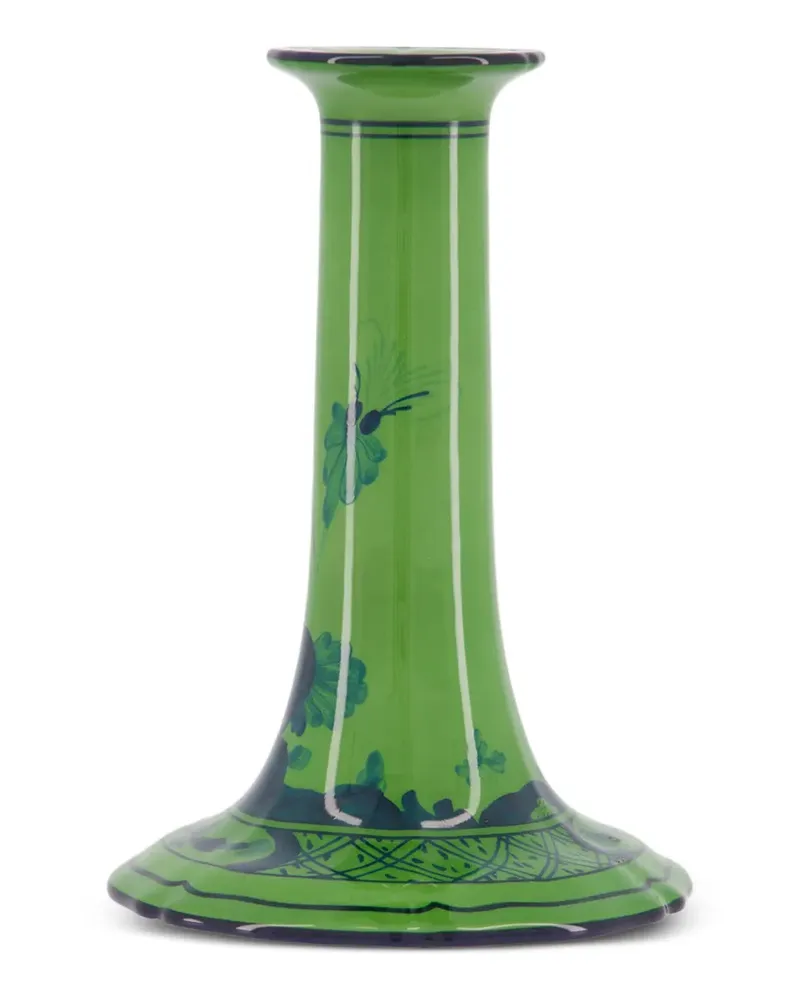 Ginori 1735 Oriente Italiano Kerzenhalter aus Porzellan - Grün Grün