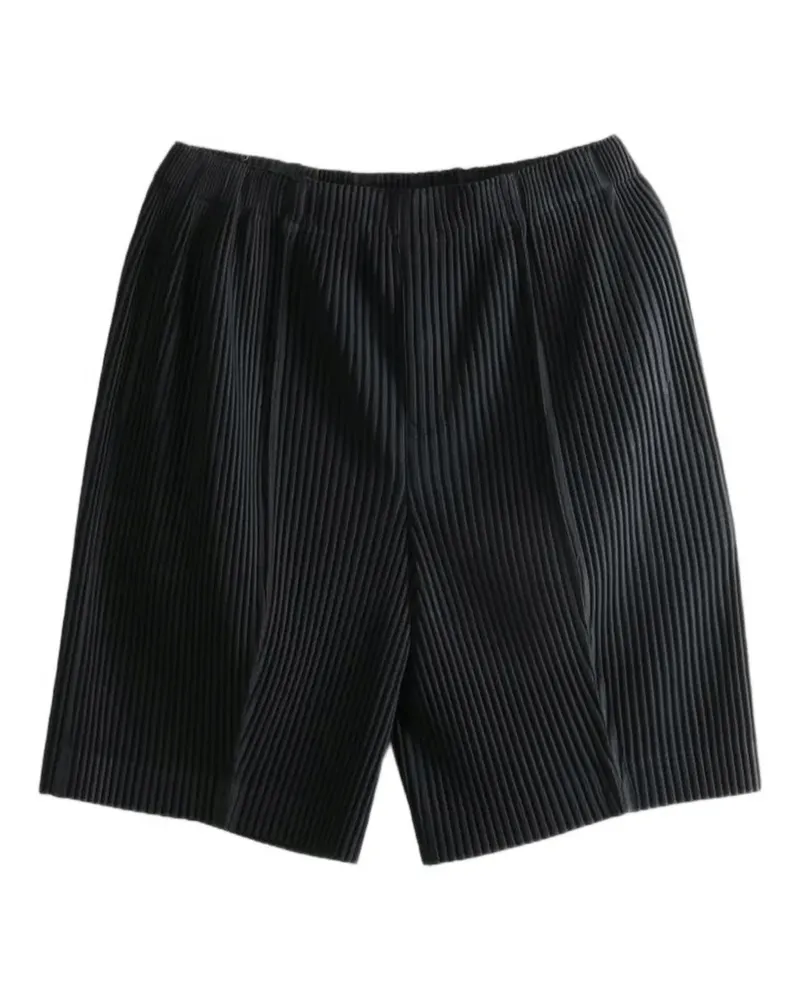 Issey Miyake pleated shorts - Schwarz Schwarz