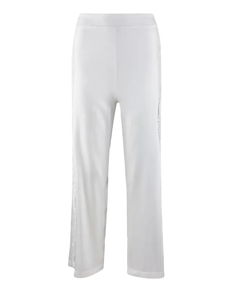 Aubade Midnight Whisper Pyjama-Hose mit Spitzenbesatz - Weiß Weiß