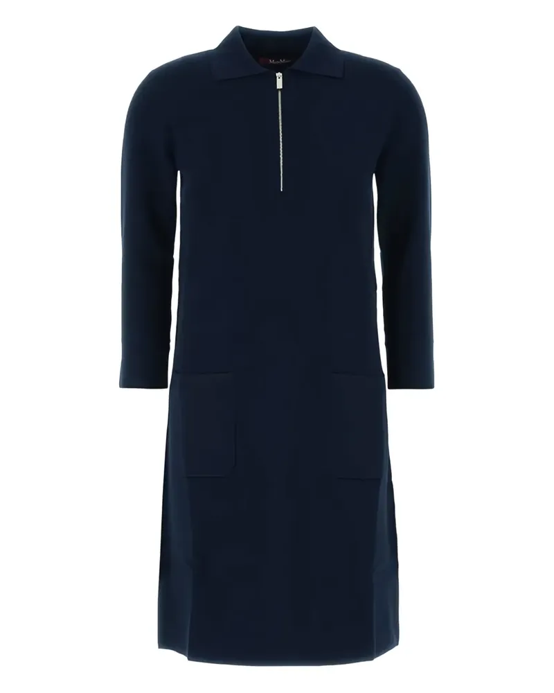 Max Mara zip-front dress - Blau Blau