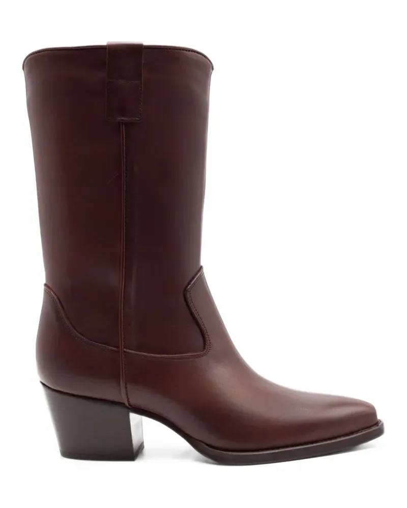 Julie Dee Texan-style leather boots - Braun Braun