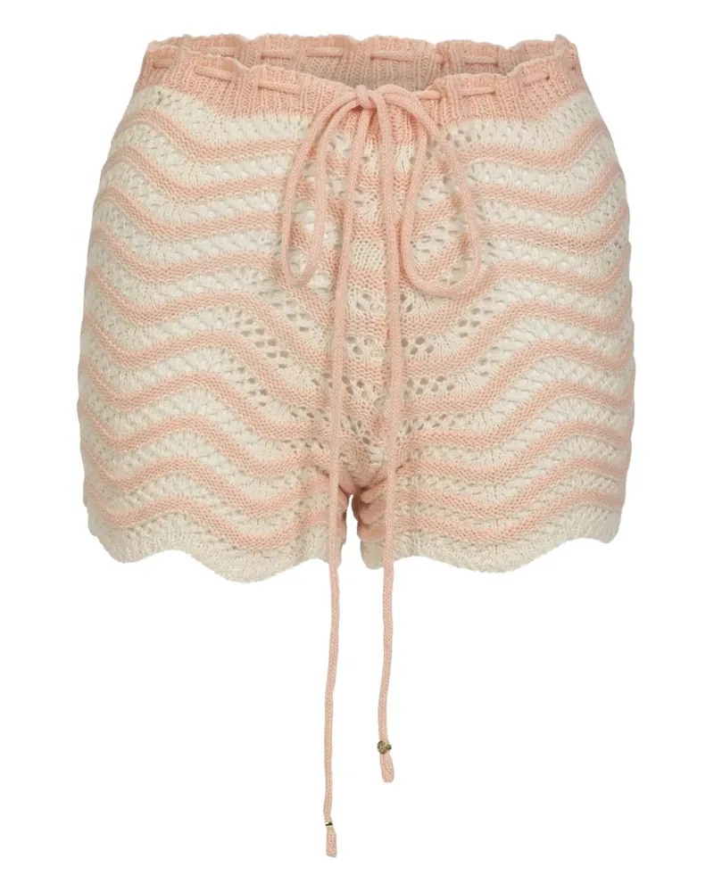 BANANHOT Mina knitted drawstring shorts - Rosa Rosa