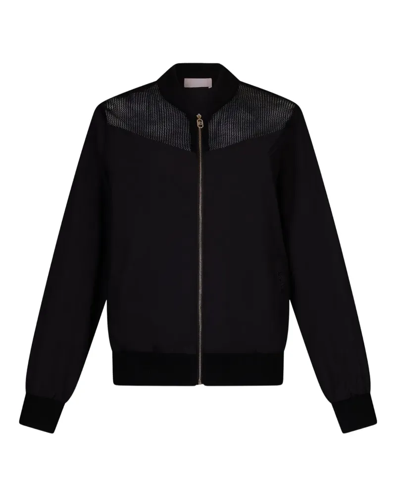 Liu Jo Sweatshirt mit Mesh-Detail - Schwarz Schwarz