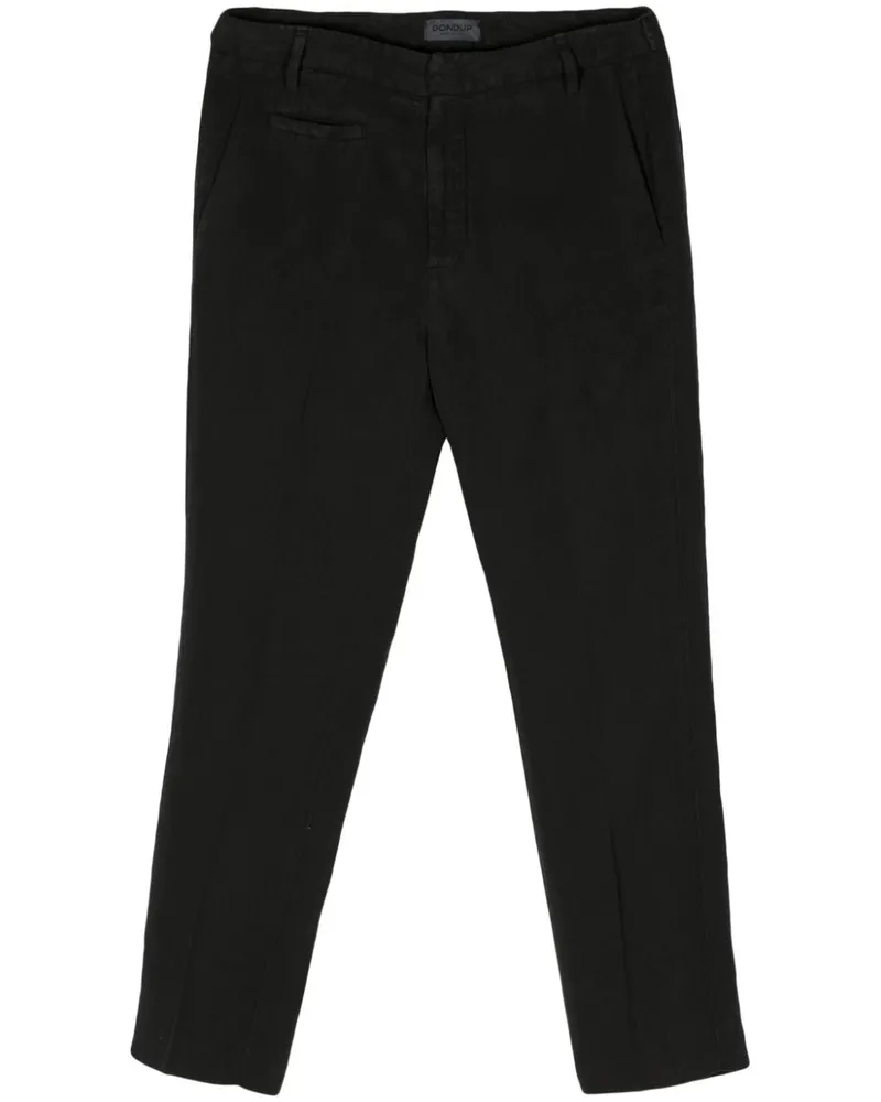Dondup Ariel Cropped-Hose - Schwarz Schwarz