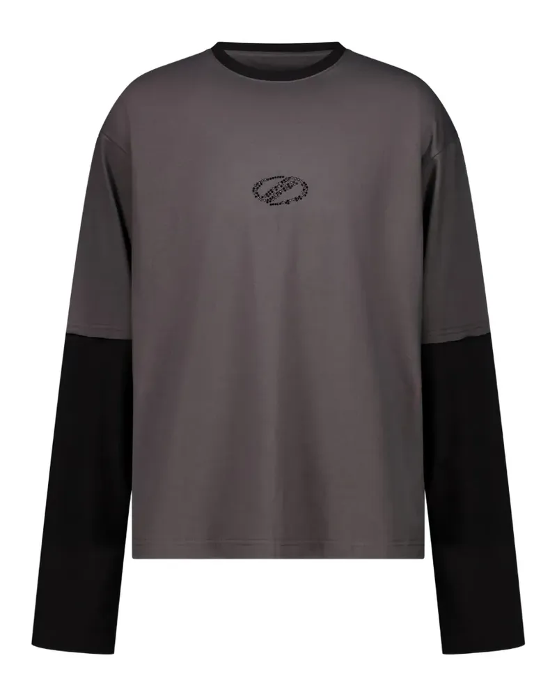 WE 11 DONE long-sleeve T-shirt - Grau Grau