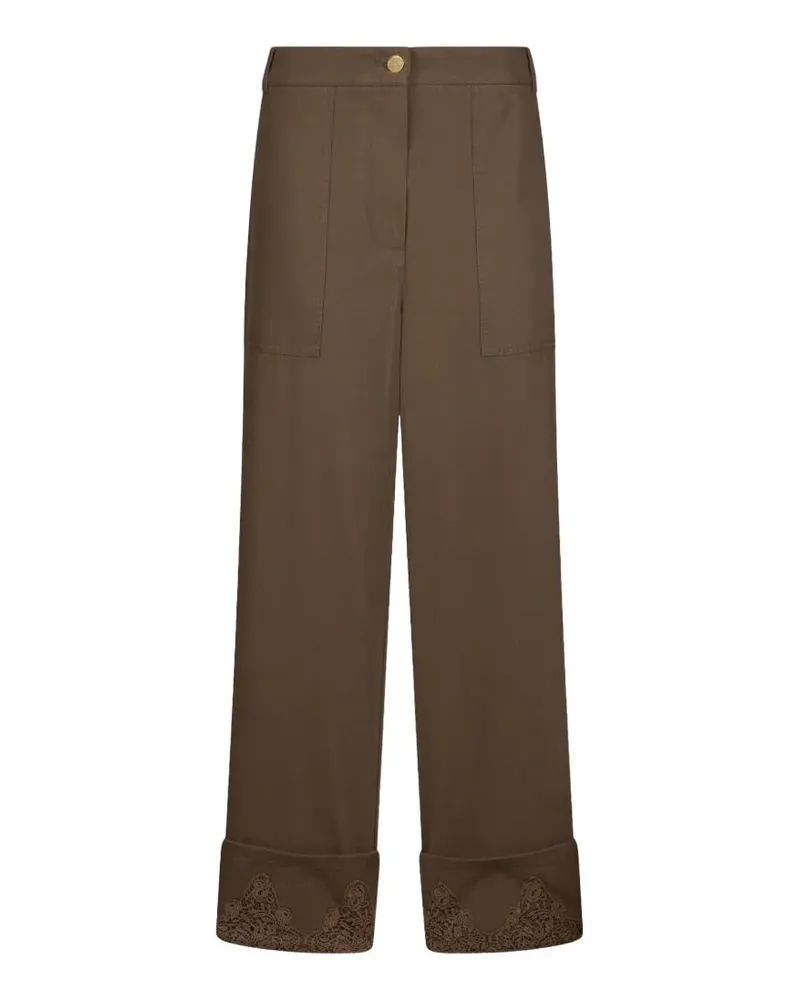 Liu Jo Hose mit Bündchen - Grün Grün