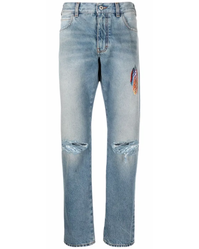 Marcelo Burlon | County of Milan Jeans mit geradem Bein Blau