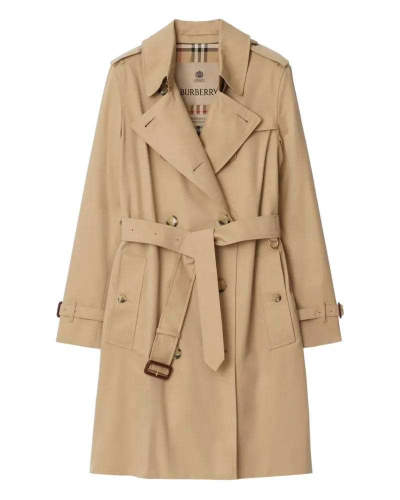 Burberry Trenchcoat mit Gürtel - Nude Nude