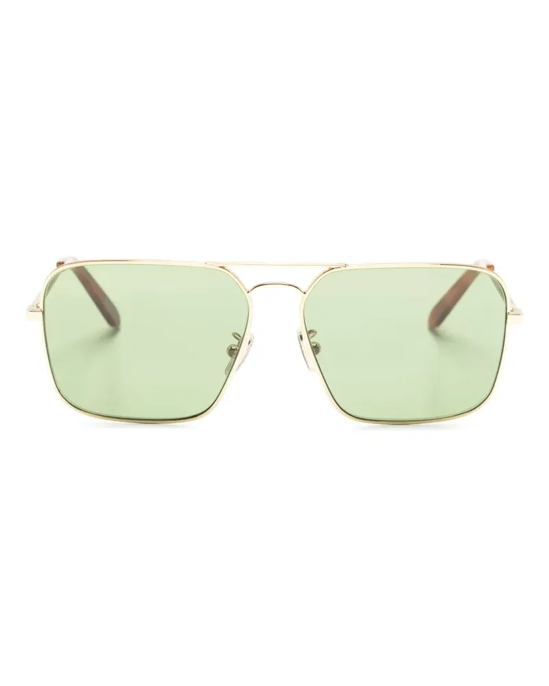 RETROSUPERFUTURE Eckige Iggy Sonnenbrille - Gold Gold
