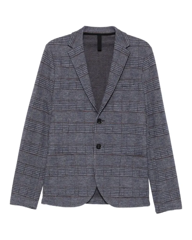 Harris Wharf London Karierte Jacke aus Schurwolle - Blau Blau