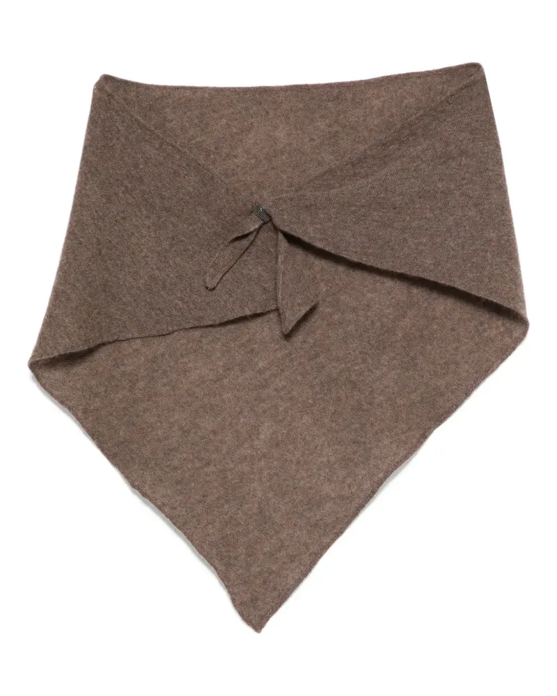 Brunello Cucinelli Molini Schal aus Kaschmir - Braun Braun