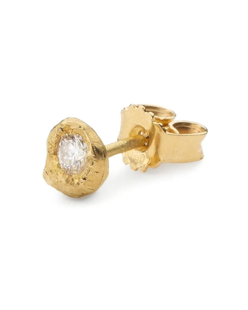 ELHANATI 18kt yellow gold Iman diamond earring Gold