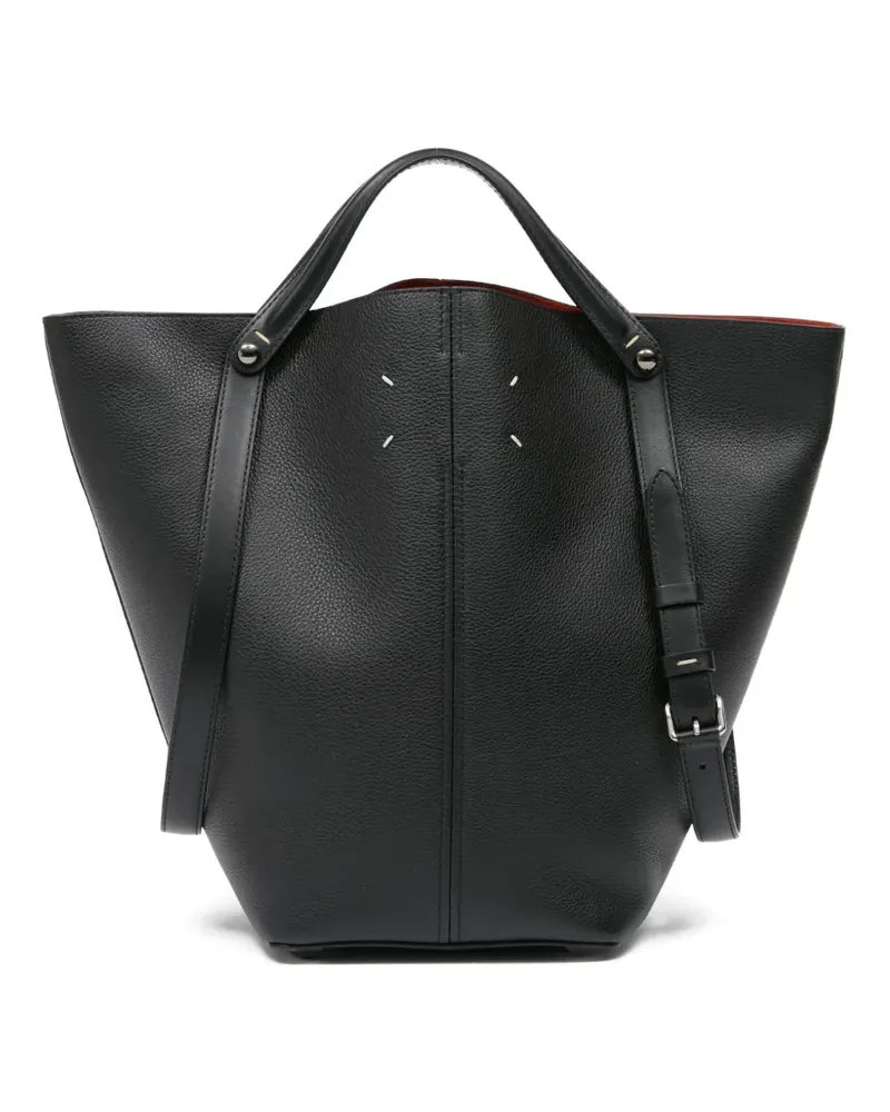 Maison Margiela Mittelgroßer Dress-Age Tote Bag - Schwarz Schwarz