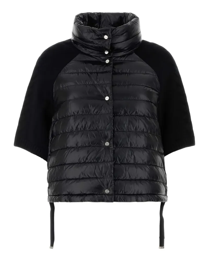 Herno quilted short-sleeve jacket - Schwarz Schwarz