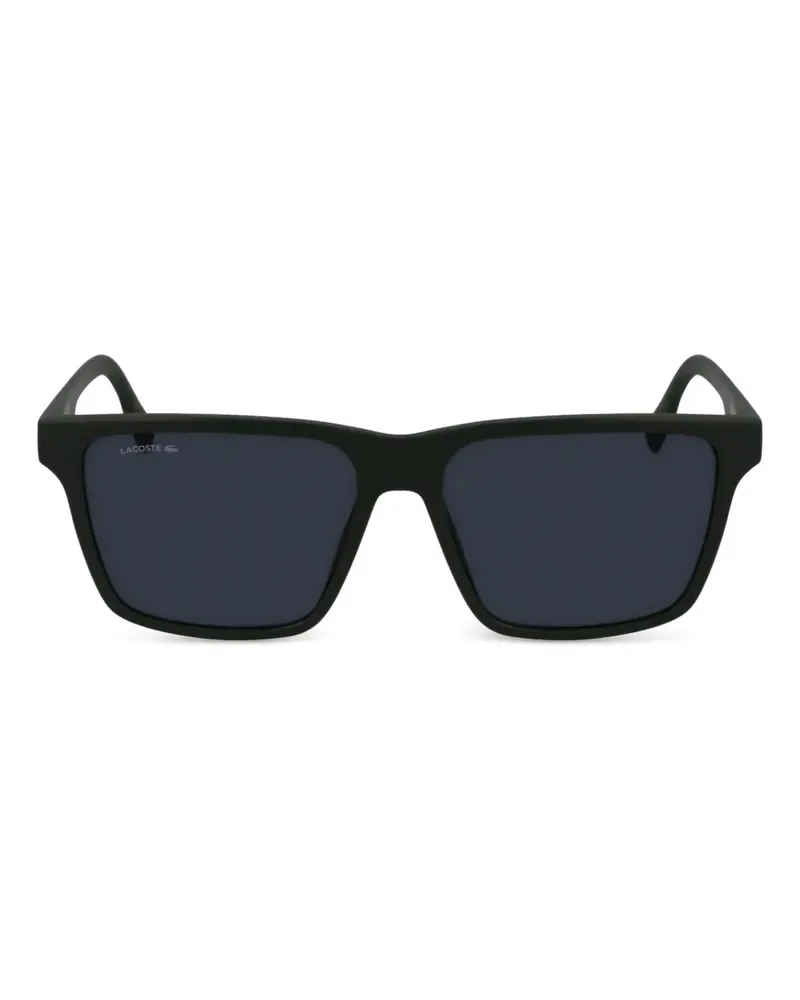 Lacoste Sonnenbrille mit Logo-Print - Schwarz Schwarz