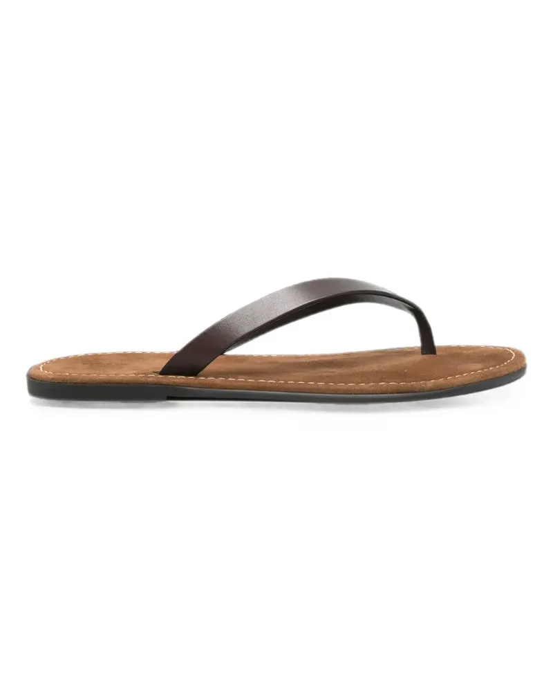 The Row leather sandals - Braun Braun