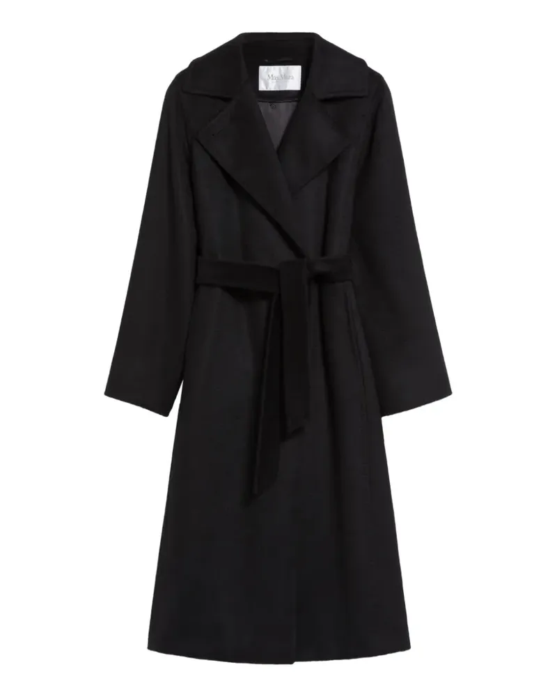 Max Mara Manuela Mantel - Schwarz Schwarz