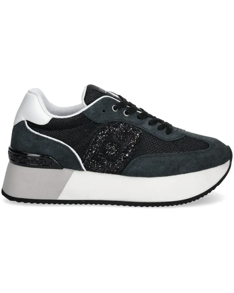 Liu Jo Sneakers im Glitter-Look mit Logo - Grün Grün