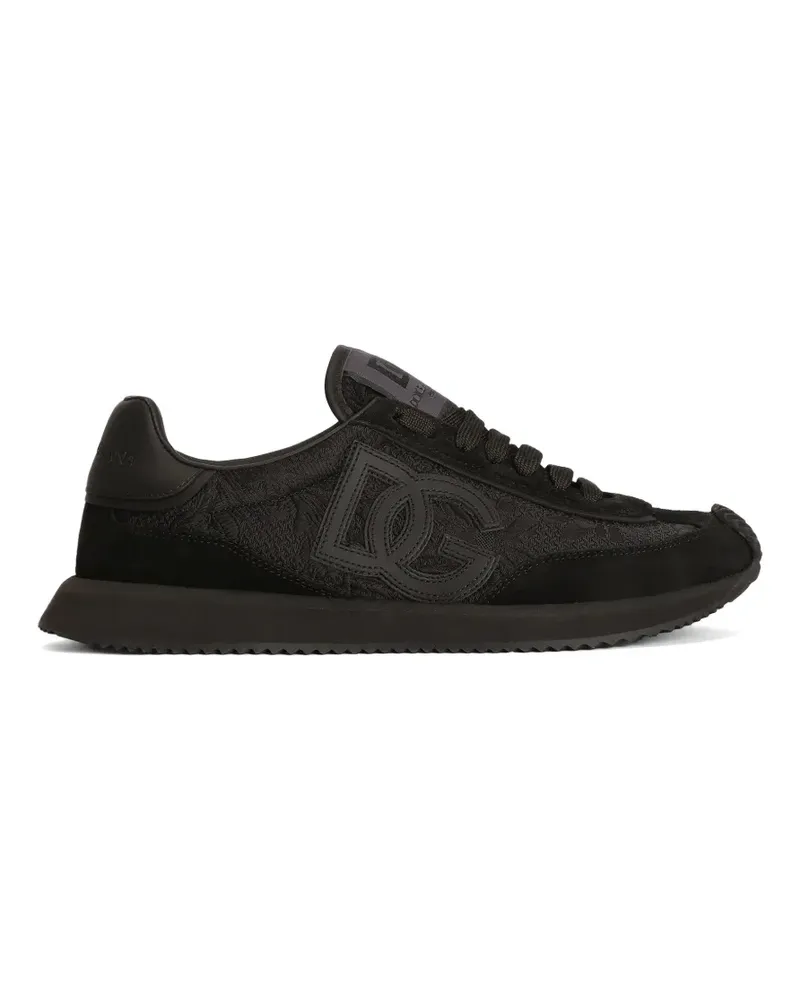 Dolce & Gabbana Cushion Sneakers aus Stoff - Schwarz Schwarz