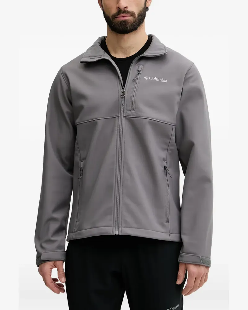 Columbia Sportswear Company Ascender Jacke mit Logo-Print und Reißverschluss - Grau Grau